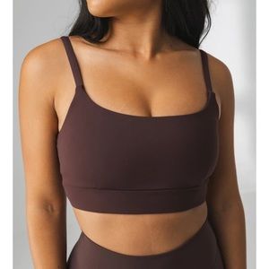 Balance Athletic Vitality Brown Ignite Padded Sports Bra Size Medium